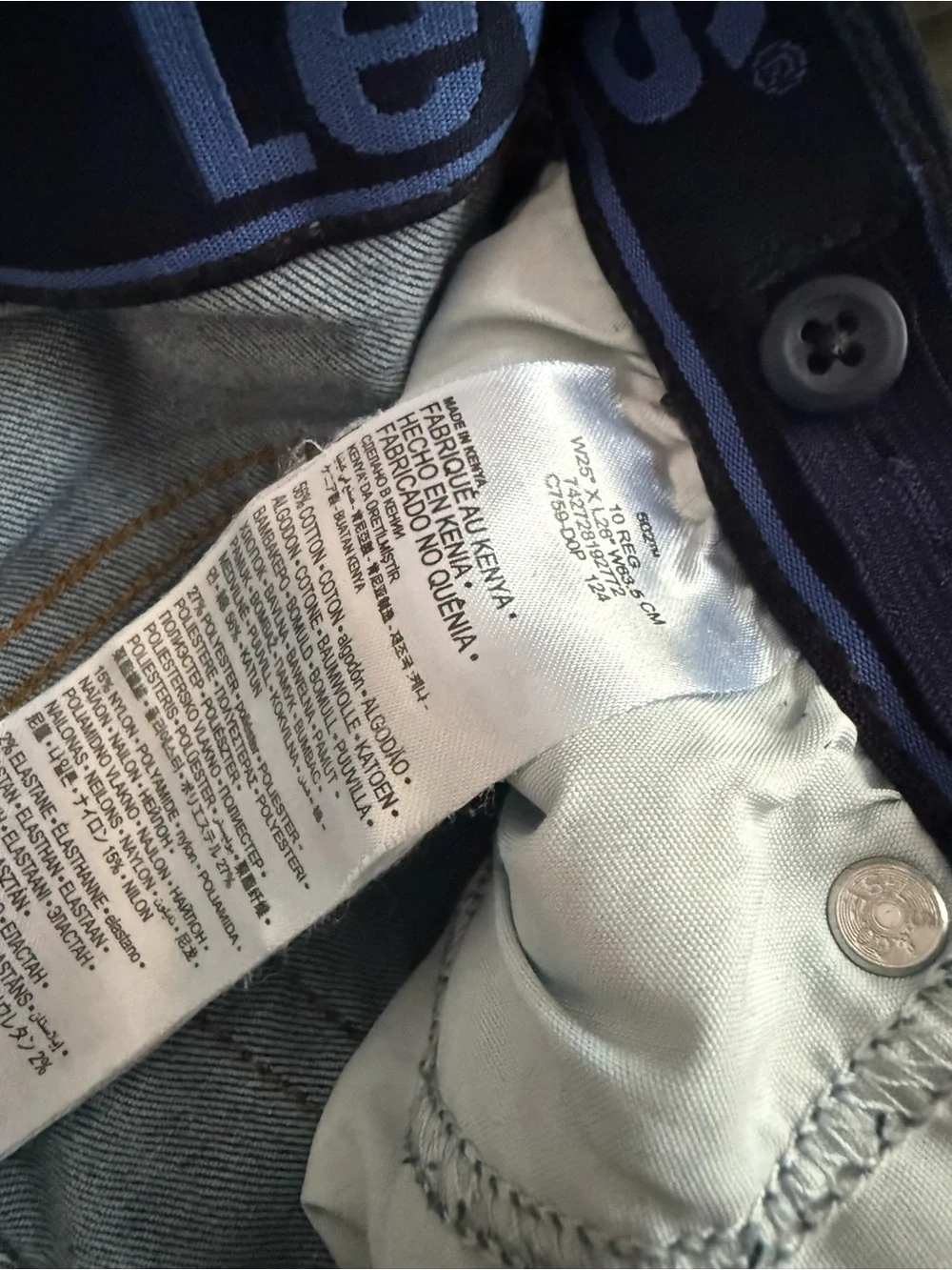 Levi's Boys Medium Blue Slim Straight Jeans